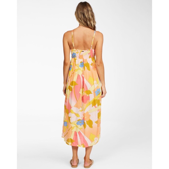 ★ Billabong Tropical Summer Midi Dress - Picture 4 of 6